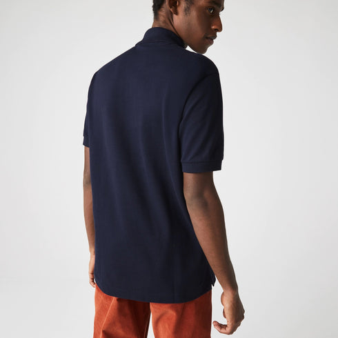 Polo Uomo L1212 con bottoni madreperla Blu LACOSTE- Francavilla Moda